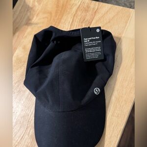 Black Fast and Free Run lululemon Hat